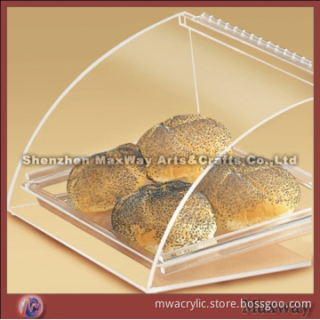 Eco-friendly Slope Thickening Acrylic Food/Cake Display Case